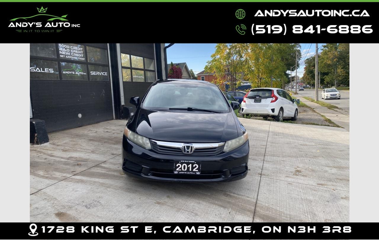 2012 Honda Civic ! SUNROOF ! POWER WINDOWS ! KEYLESS ENTRY ! EX ! SUNROOF ! POWER WINDOWS ! KEYLESS ENTRY ! Photo