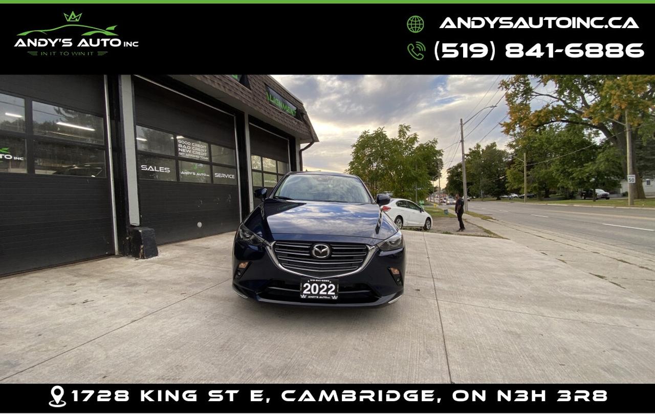 2022 Mazda CX-3 GT ! AWD ! NAV ! BLUETOOTH ! MEMORY SEATS ! B GT ! AWD ! NAV ! BLUETOOTH ! MEMORY SEATS ! BACKUP Photo