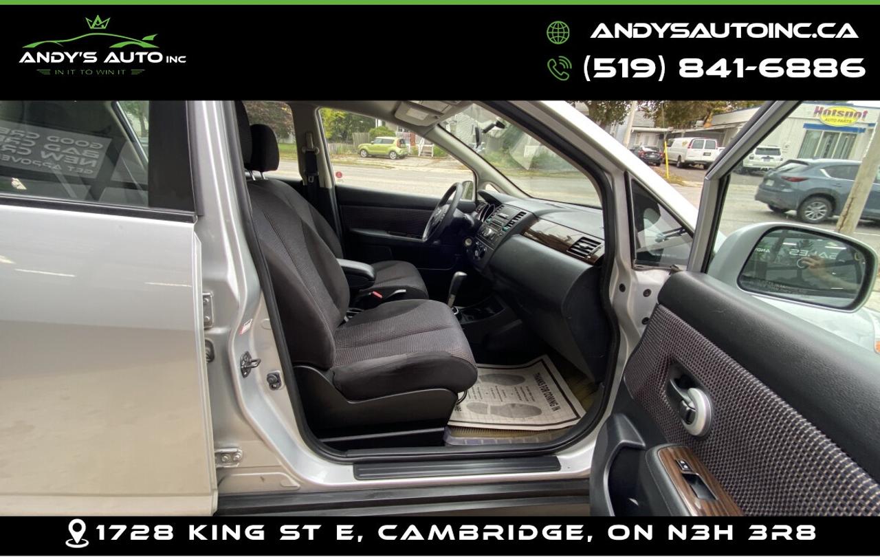 2012 Nissan Versa HB ! NO ACCIDENTS ! LOW KM ! POWER WINDOWS ! SL ! NO ACCIDENTS ! LOW KM ! POWER WINDOWS ! KEYLE Photo
