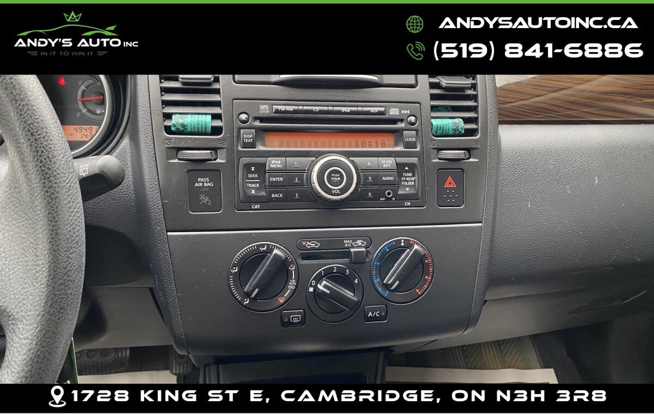 2012 Nissan Versa HB ! NO ACCIDENTS ! LOW KM ! POWER WINDOWS ! SL ! NO ACCIDENTS ! LOW KM ! POWER WINDOWS ! KEYLE Photo