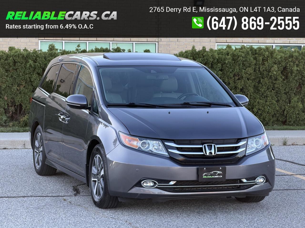 2016 Honda Odyssey TOURING | No-Accident | Pwr Doors | Leather | Dvd Photo