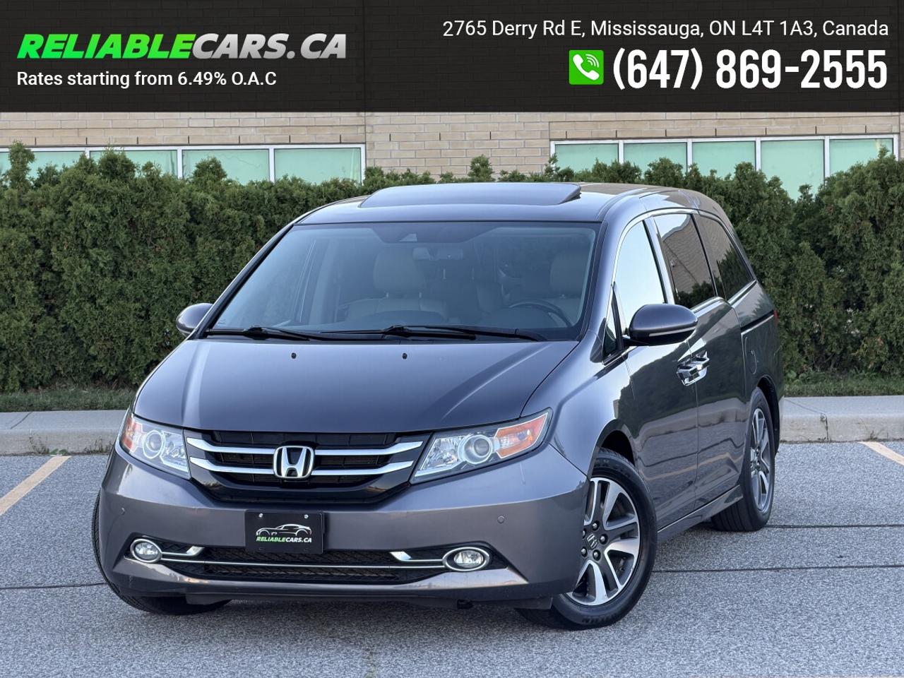 2016 Honda Odyssey TOURING | No-Accident | Pwr Doors | Leather | Dvd Photo0