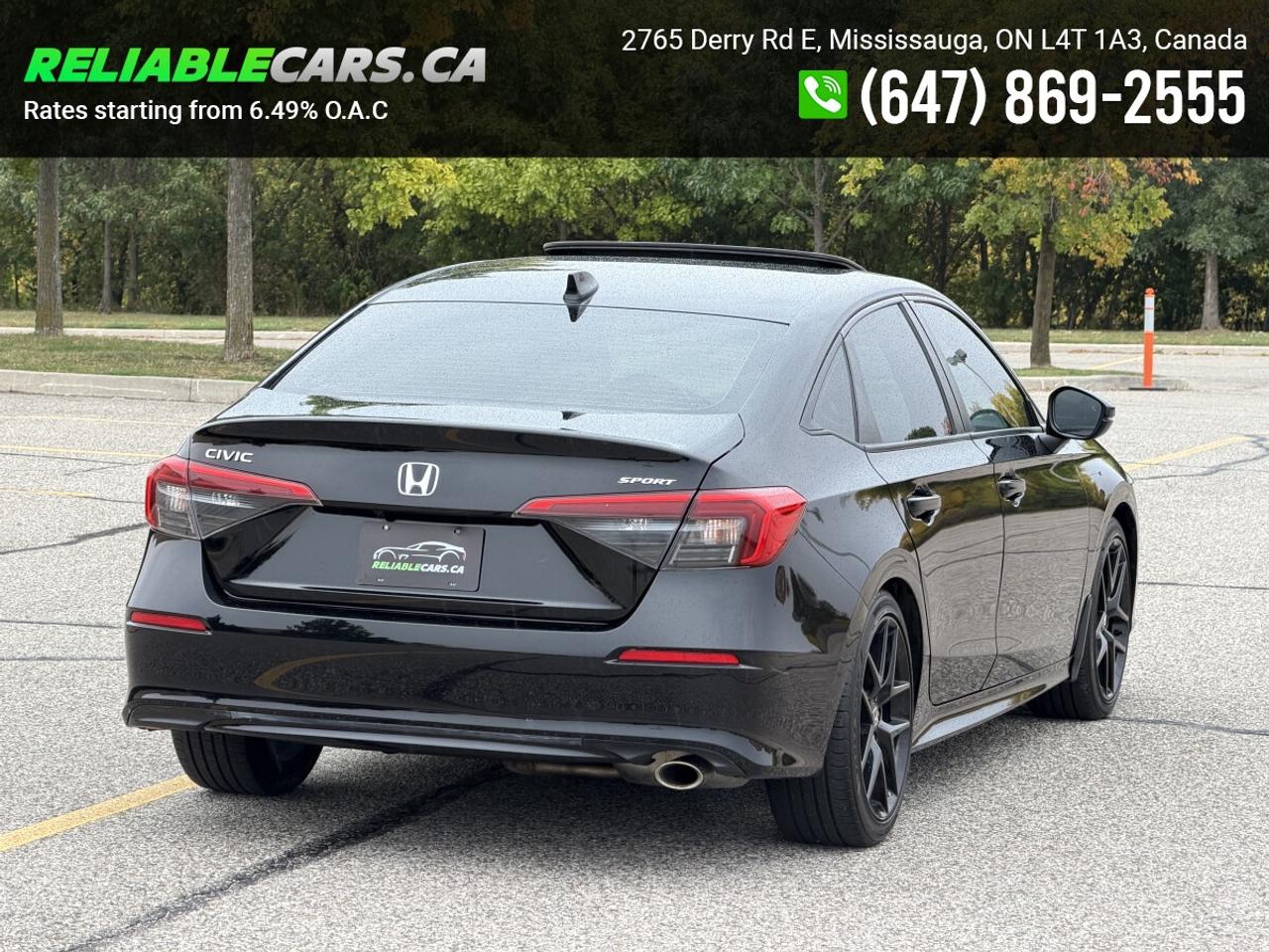 2022 Honda Civic SPORT | No-Accident | Sunroof | Fully Loaded Photo5