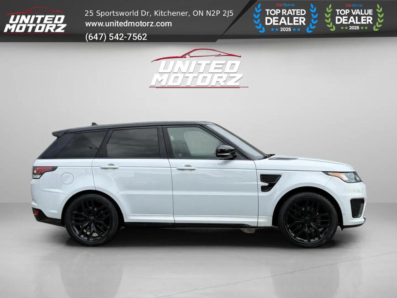 2016 Land Rover Range Rover Sport SVR 5L V8 550 hp 4WD~CERTIFIED~NO ACCID Photo