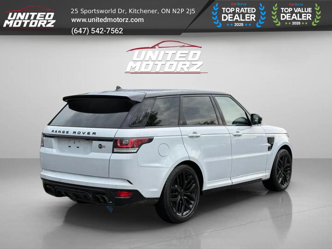 2016 Land Rover Range Rover Sport SVR 5L V8 550 hp 4WD~CERTIFIED~NO ACCID Photo