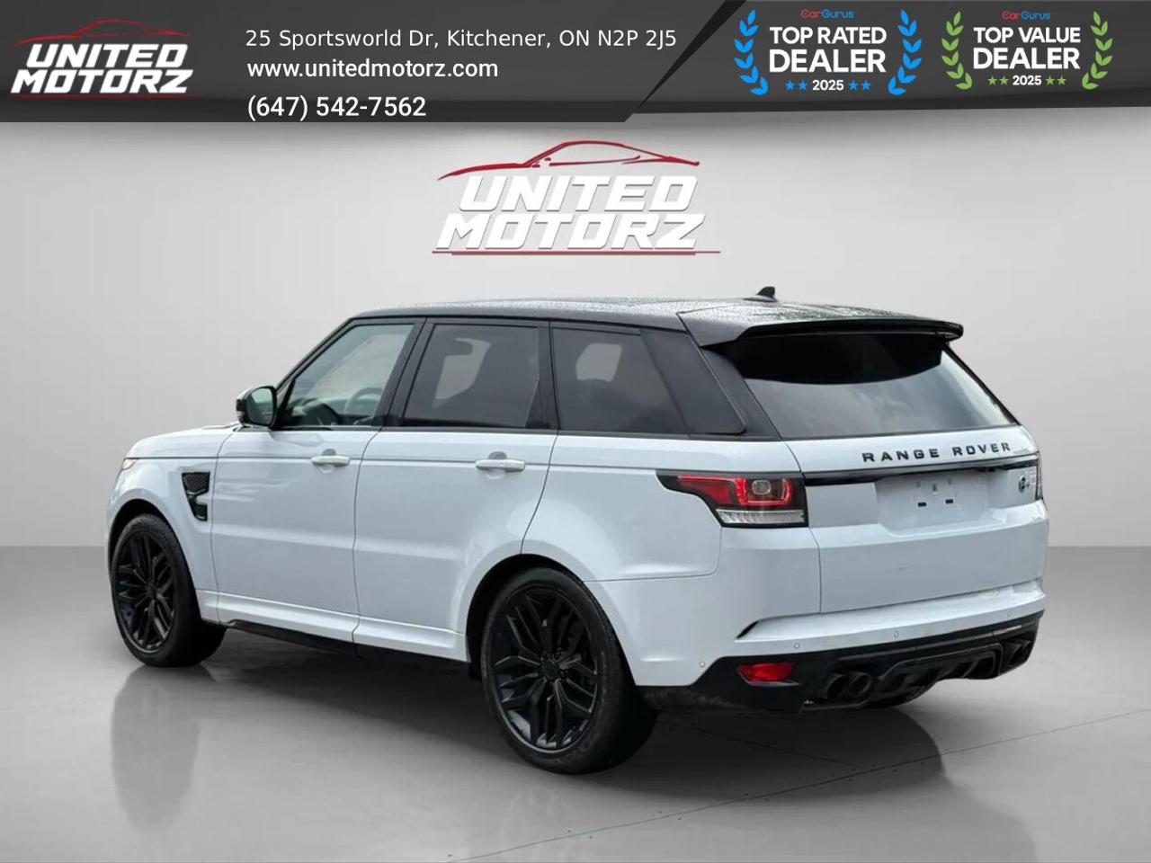 2016 Land Rover Range Rover Sport SVR 5L V8 550 hp 4WD~CERTIFIED~NO ACCID Photo