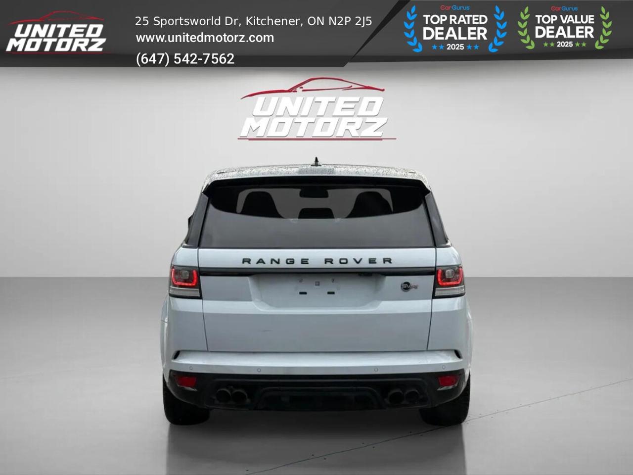 2016 Land Rover Range Rover Sport SVR 5L V8 550 hp 4WD~CERTIFIED~NO ACCID Photo