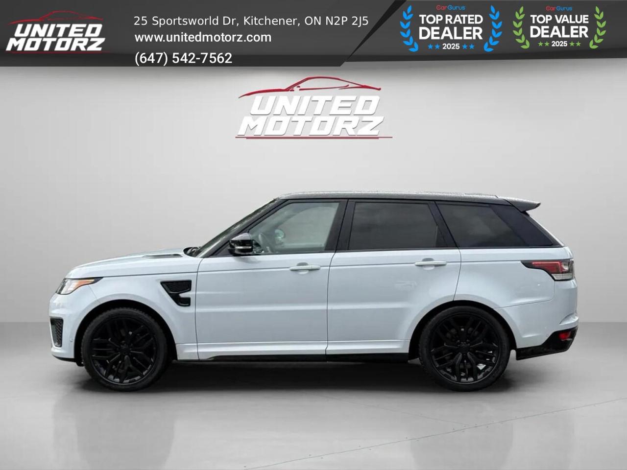2016 Land Rover Range Rover Sport SVR 5L V8 550 hp 4WD~CERTIFIED~NO ACCID Photo