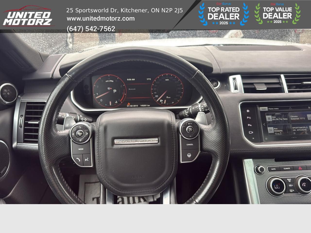 2016 Land Rover Range Rover Sport SVR 5L V8 550 hp 4WD~CERTIFIED~NO ACCID Photo