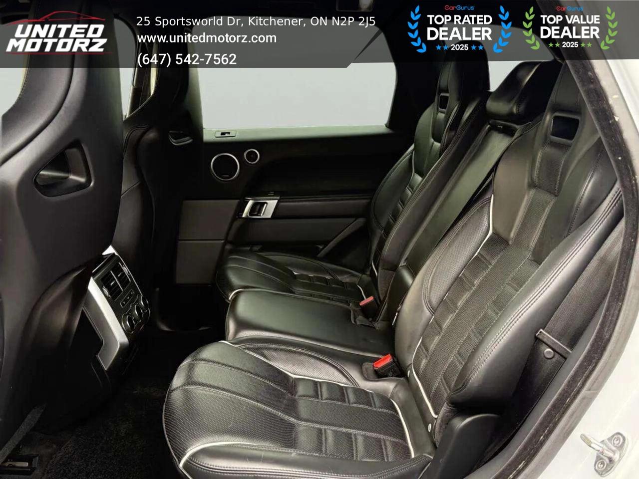 2016 Land Rover Range Rover Sport SVR 5L V8 550 hp 4WD~CERTIFIED~NO ACCID Photo