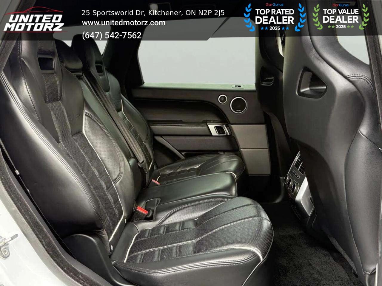 2016 Land Rover Range Rover Sport SVR 5L V8 550 hp 4WD~CERTIFIED~NO ACCID Photo