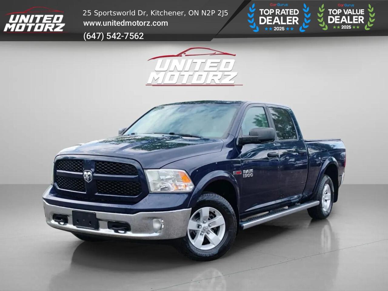 2015 RAM 1500 Outdoorsman Eco diesel CREW CAB 4WD 3.0L 6cy~CERTI Photo1