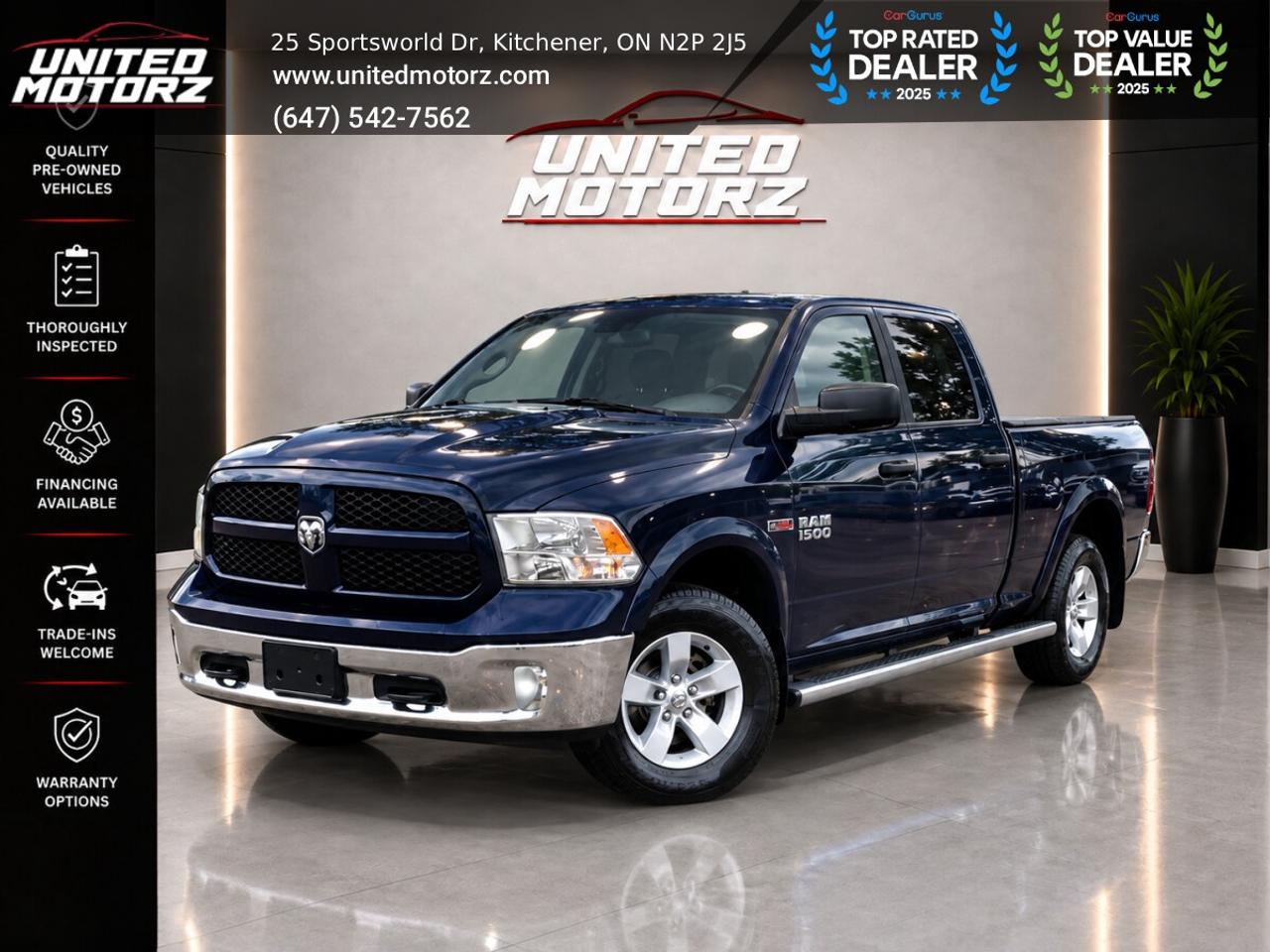 2015 RAM 1500 Outdoorsman Eco diesel CREW CAB 4WD 3.0L 6cy~CERTI Photo