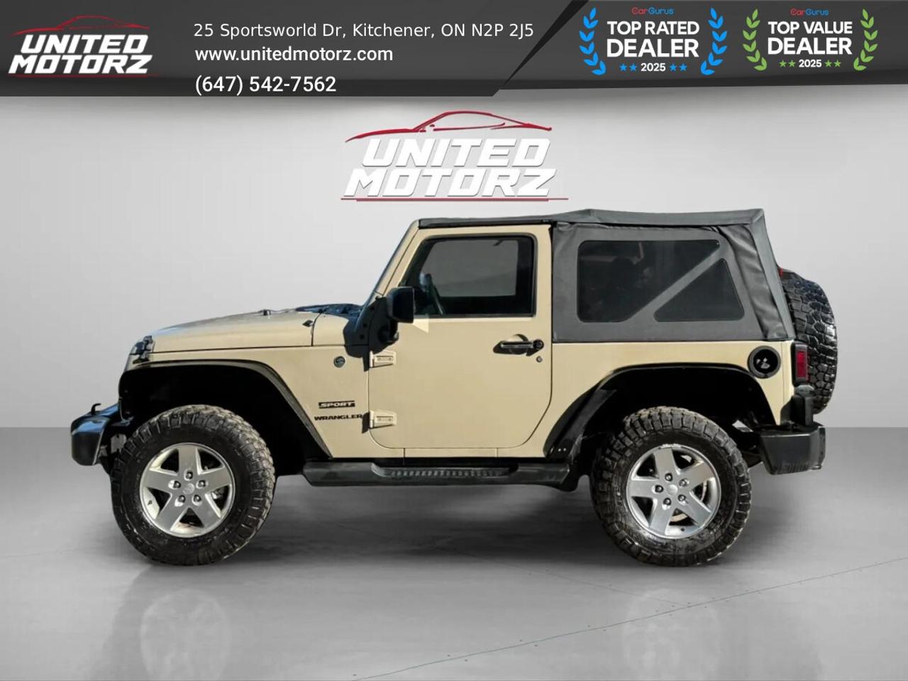 2017 Jeep Wrangler Sport 2dr 4WD 3.6L 6cyl~ CERTIFIED~ Photo