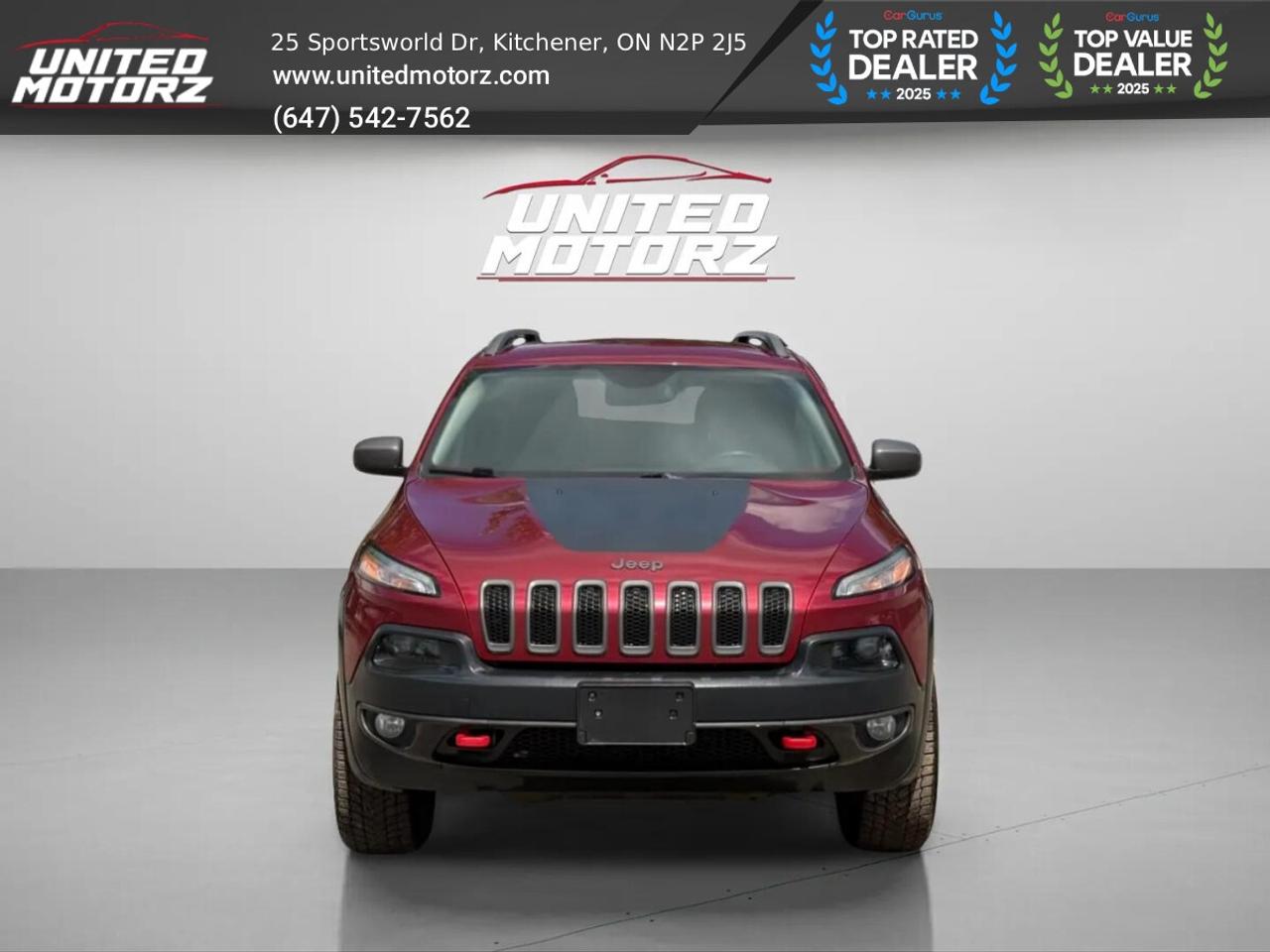 2016 Jeep Cherokee Trailhawk 4WD 3.2L 6cyl~CERTIFIED~ Photo