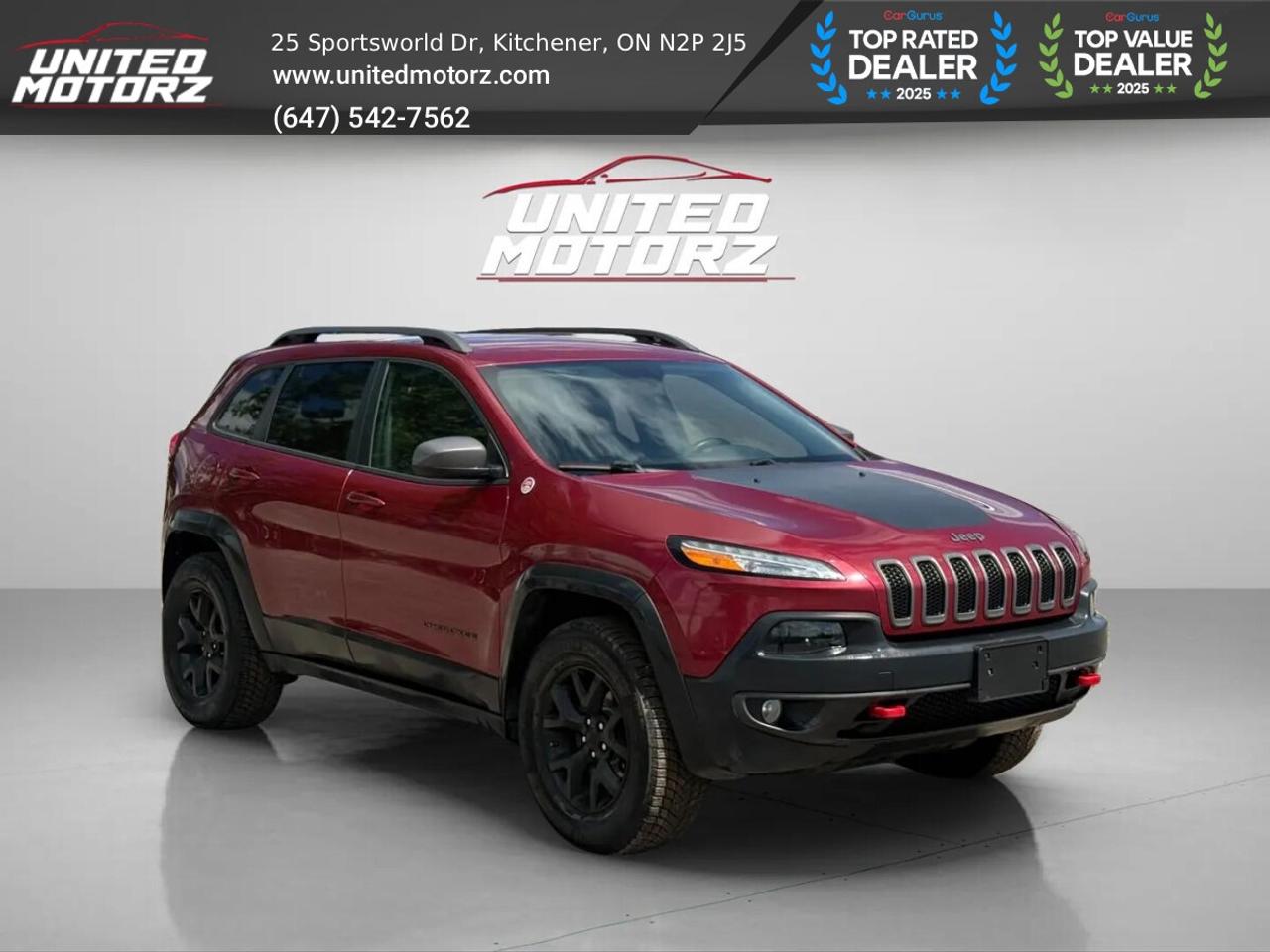2016 Jeep Cherokee Trailhawk 4WD 3.2L 6cyl~CERTIFIED~ Photo