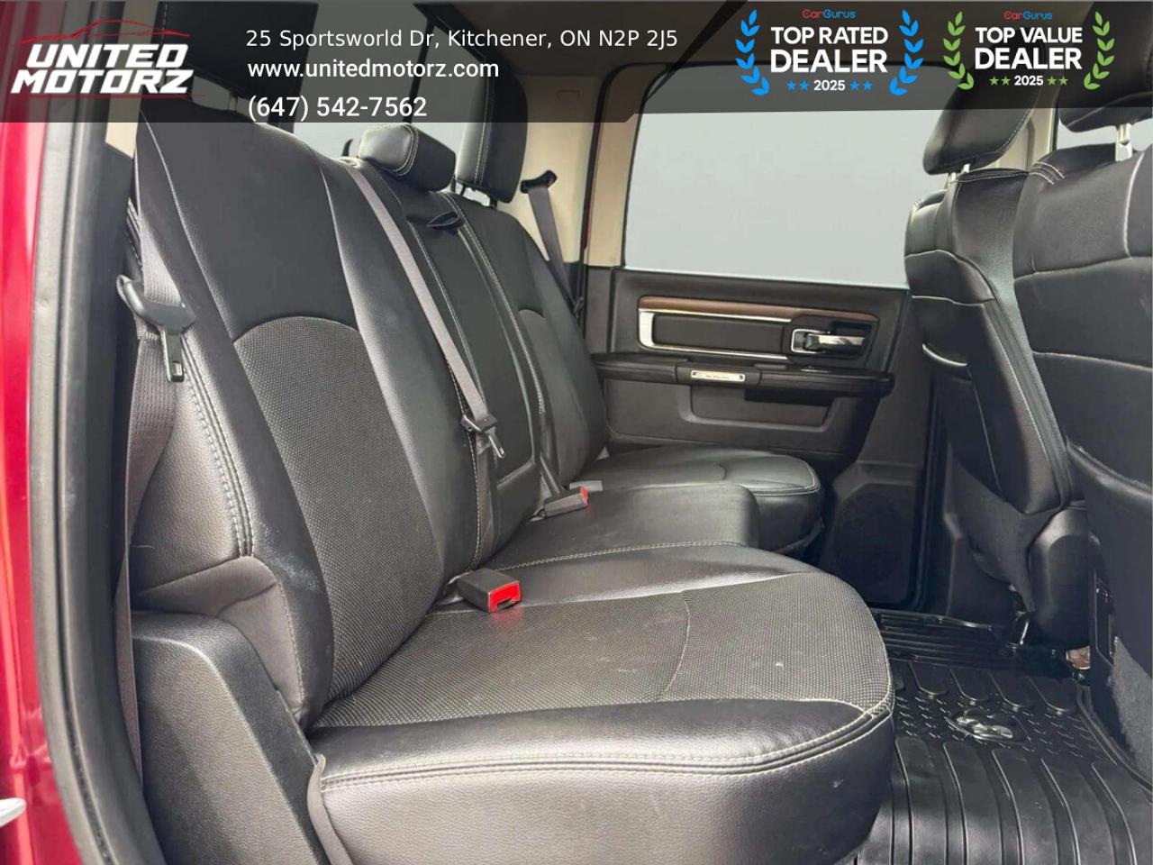 2017 RAM 1500 Laramie ECO DIESEL CREW CAB 4WD 3.0L~CERTIFIED Photo