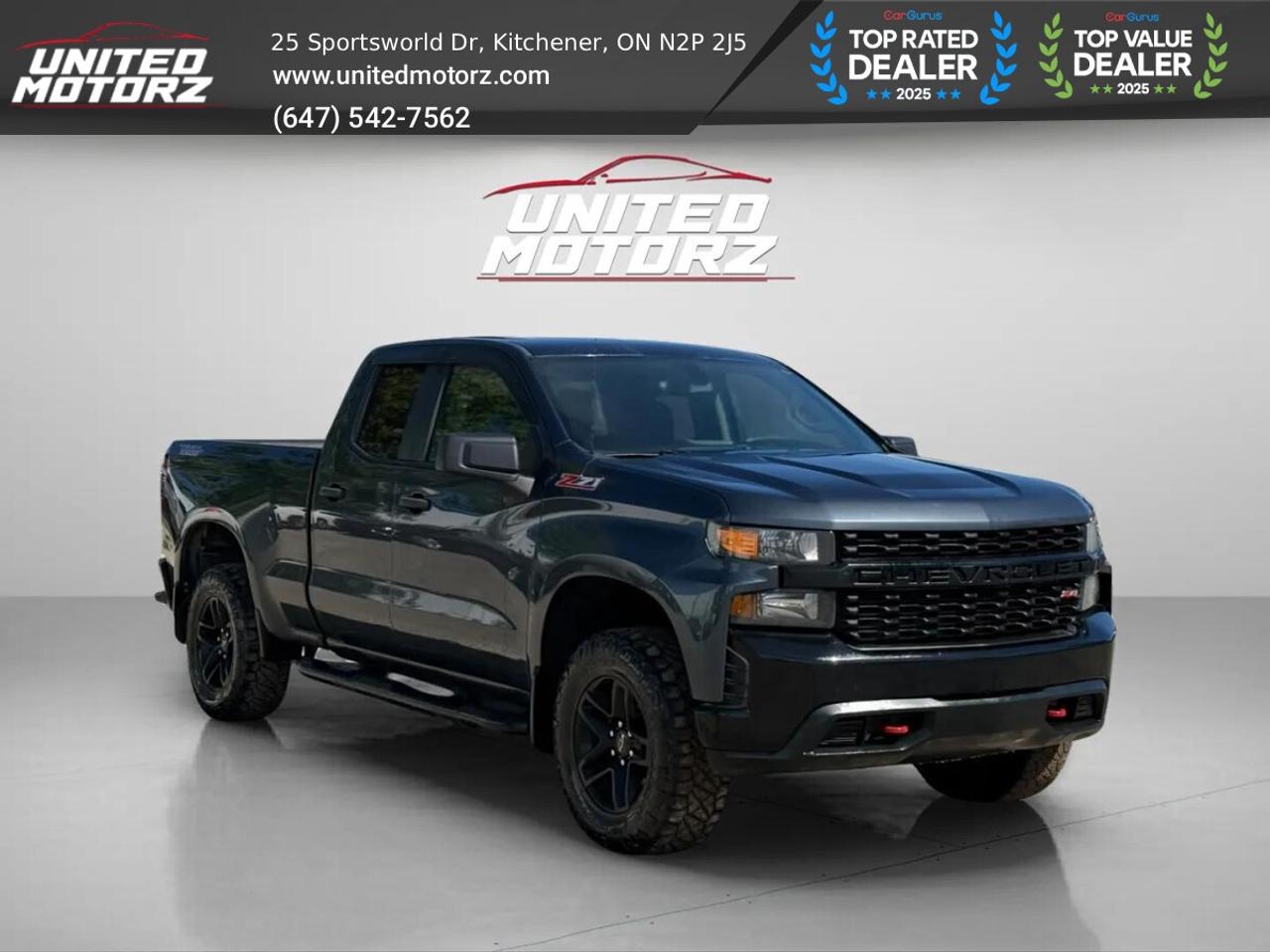 2019 Chevrolet Silverado 1500 Z71 Custom Trail Boss DOUBLE CAB 147" 4WD 5.3L~SAF Photo