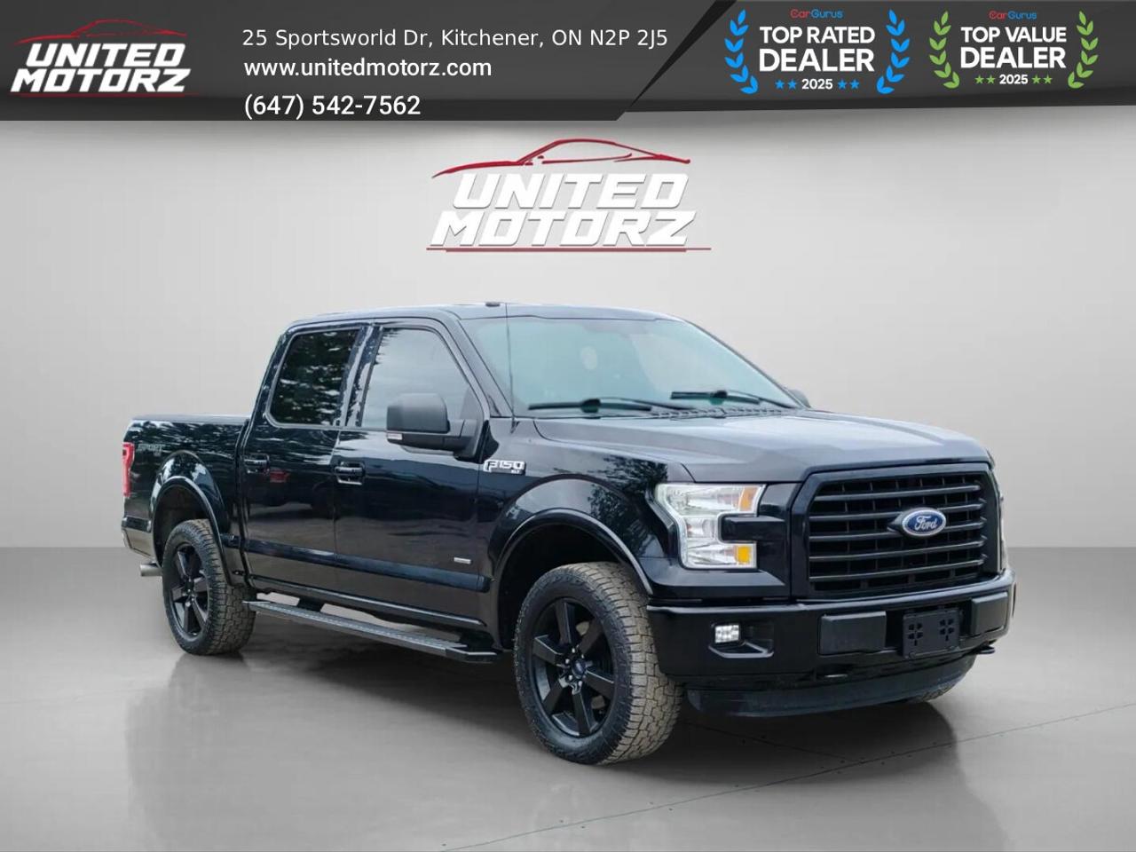2016 Ford F-150 XLT SPORT SUPER CREW 145" 4WD 2.7L 6cyl~SAFET Photo