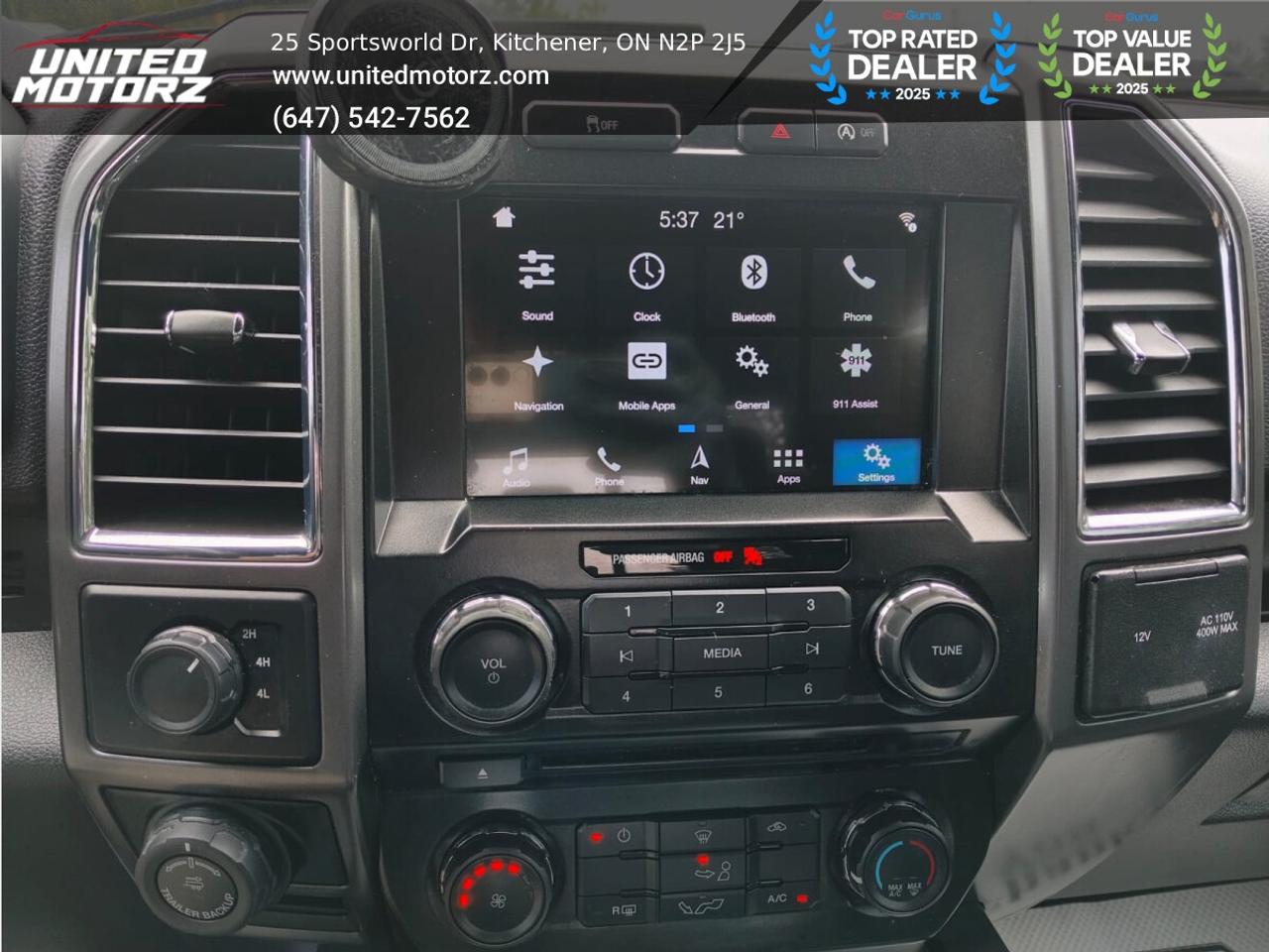 2016 Ford F-150 XLT SPORT SUPER CREW 145" 4WD 2.7L 6cyl~SAFET Photo