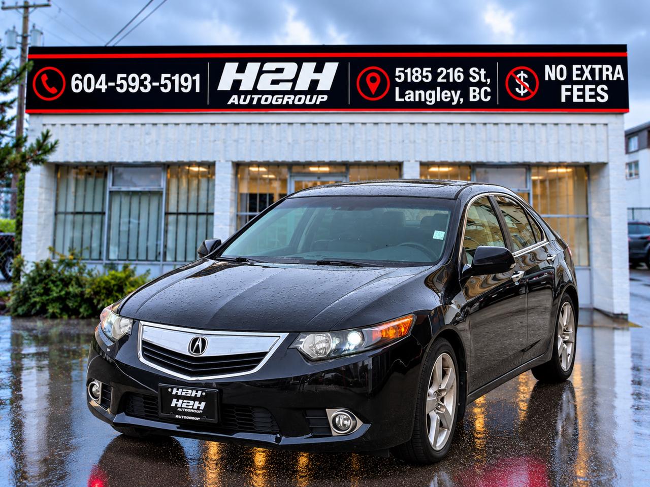 Black 2011 Acura TSX Sedan Automatic
