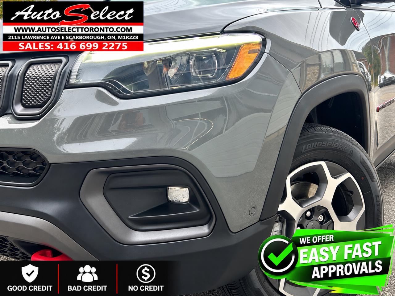 2022 Jeep Compass Trailhawk Elite - 4x4 - Apple Carplay - Leather - Clean CP Photo