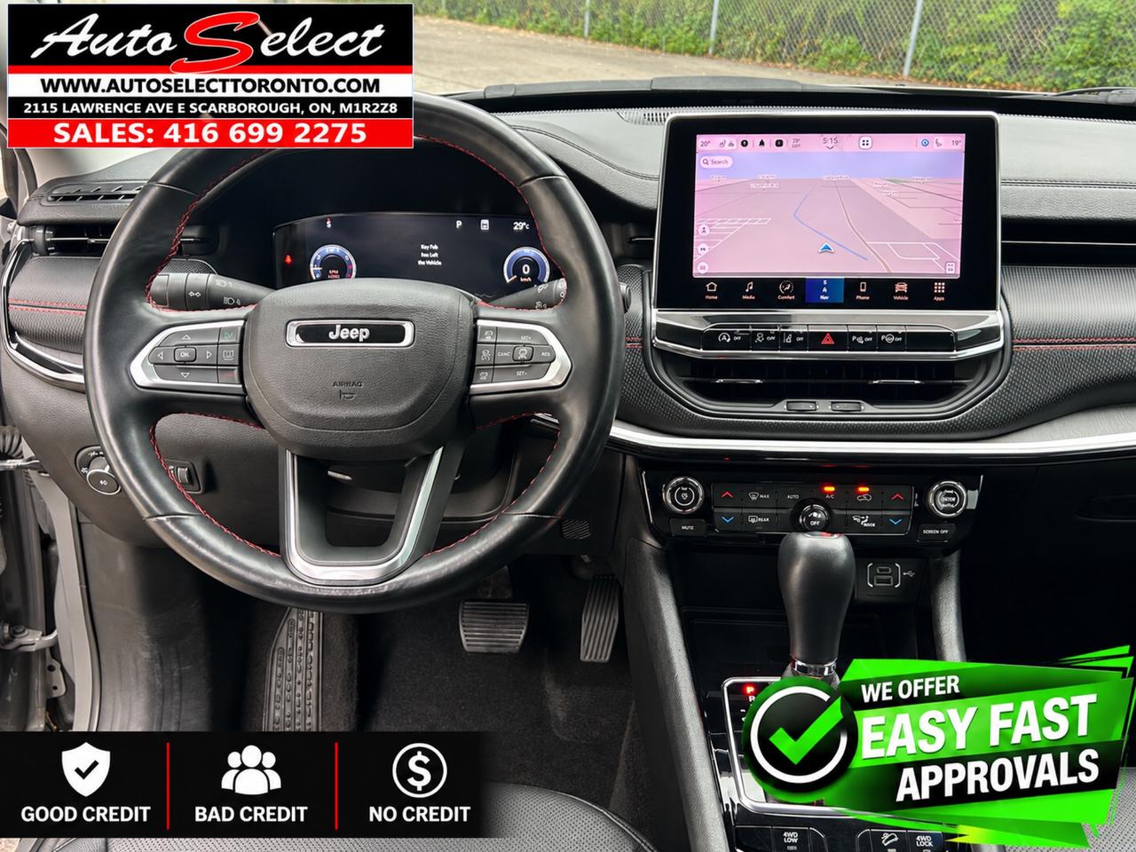 2022 Jeep Compass Trailhawk Elite - 4x4 - Apple Carplay - Leather - Clean CP Photo