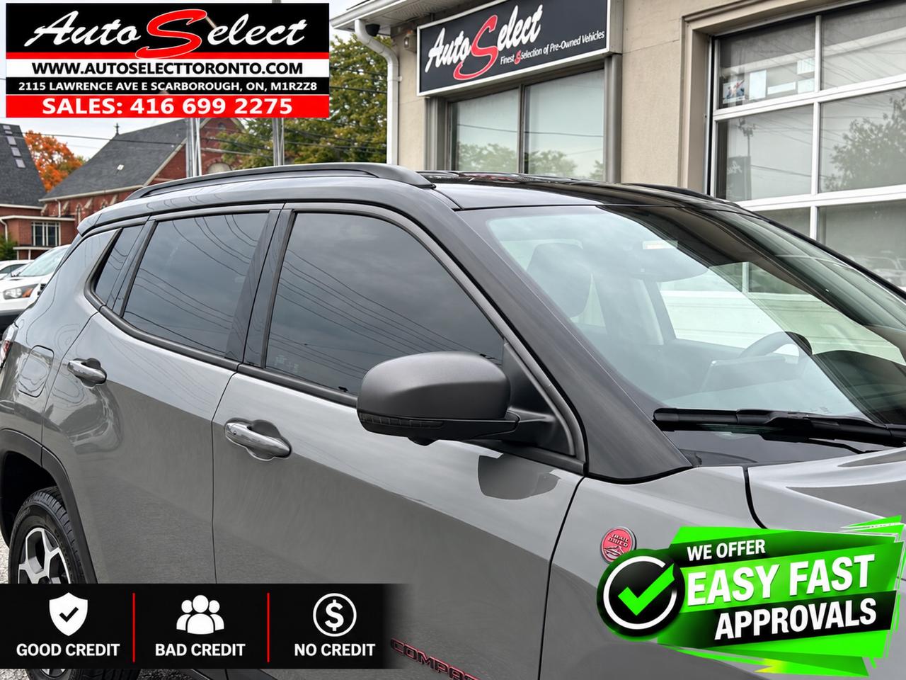 2022 Jeep Compass Trailhawk Elite - 4x4 - Apple Carplay - Leather - Clean CP Photo