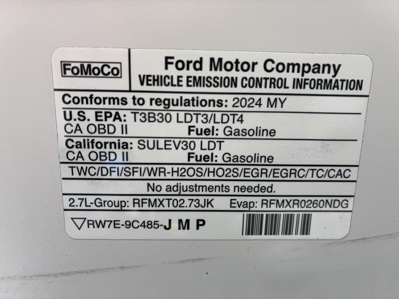 2024 Ford F-150 XLT 4WD SuperCrew 2.7L 6cyl Gas  5.5' Box Photo