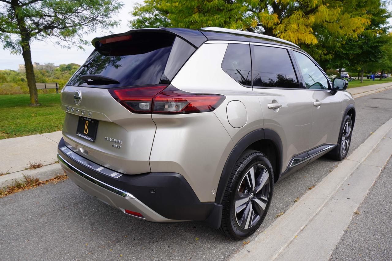 2021 Nissan Rogue ONE OWNER / NO ACCIDENTS  / PLATINUM / BLACK LEATHER / AWD Photo3