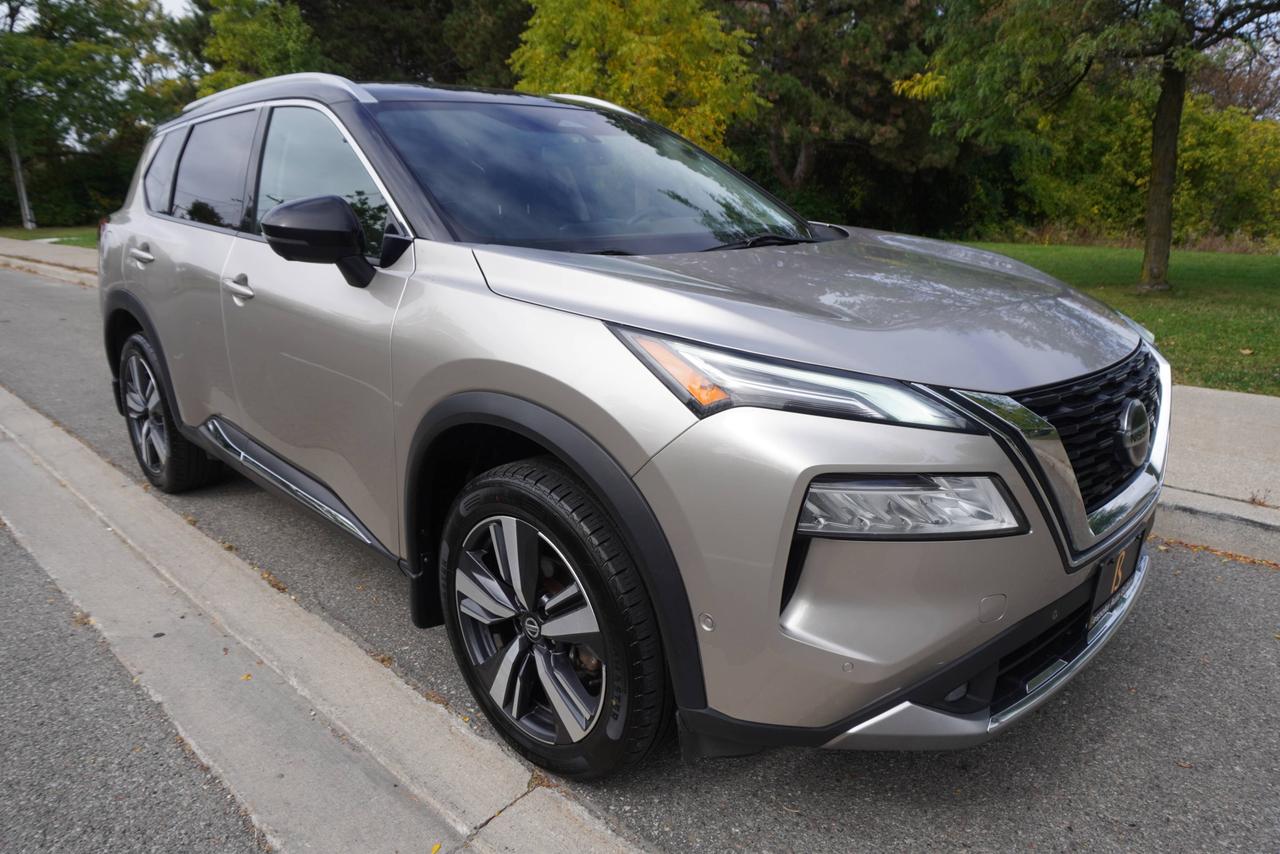 2021 Nissan Rogue ONE OWNER / NO ACCIDENTS  / PLATINUM / BLACK LEATHER / AWD Photo