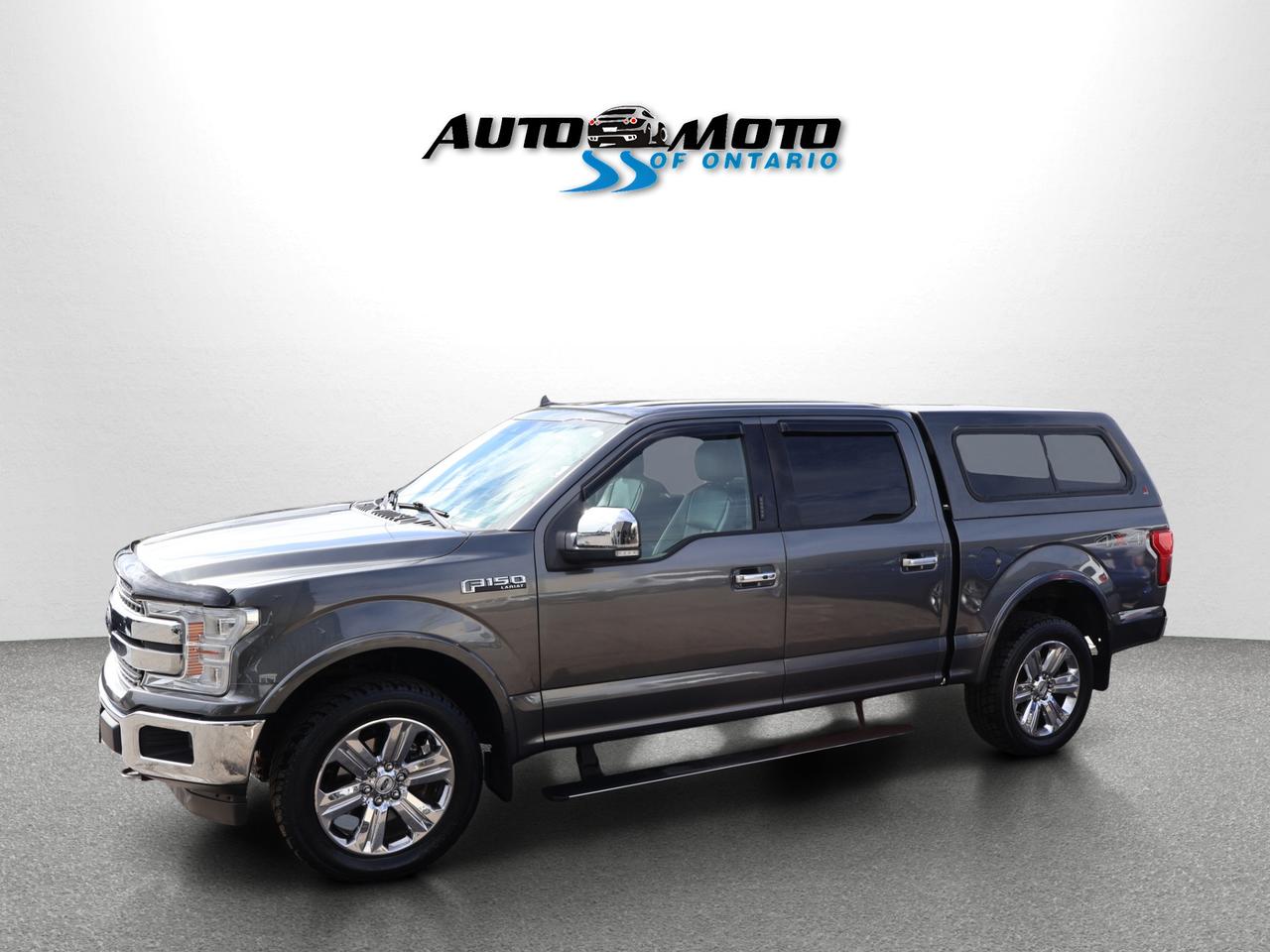 2018 Ford F-150 V8 LARIAT CREW AWD CERTIFIED *SERVICE RECORDS* CAMERA NAV BLUETOOTH LEATHER HEATED SEATS CRUISE ALLOYS Photo2