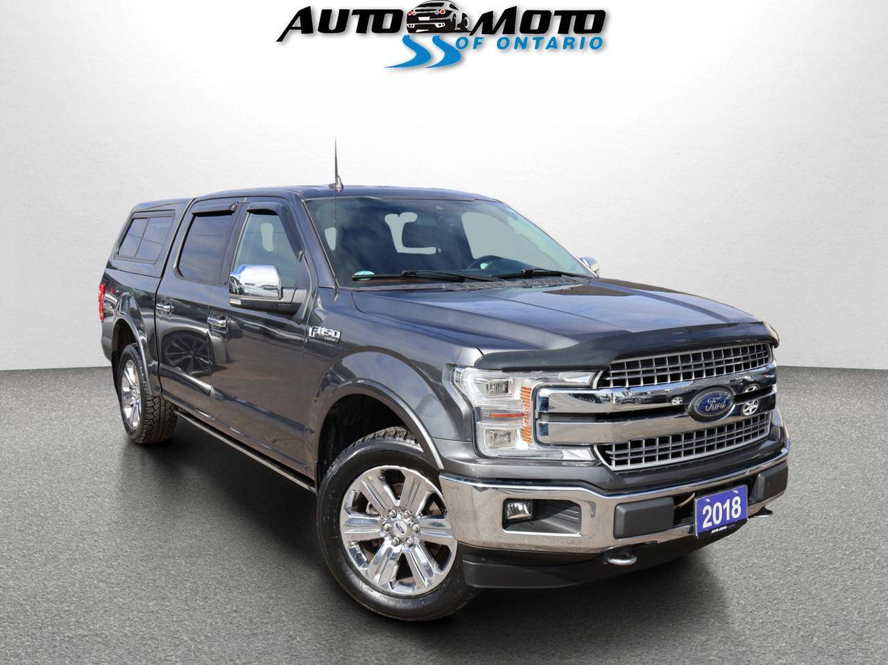 2018 Ford F-150 V8 LARIAT CREW AWD CERTIFIED *SERVICE RECORDS* CAMERA NAV BLUETOOTH LEATHER HEATED SEATS CRUISE ALLOYS - Photo #1
