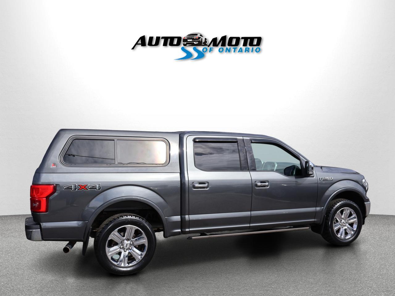 2018 Ford F-150 V8 LARIAT CREW AWD CERTIFIED *SERVICE RECORDS* CAMERA NAV BLUETOOTH LEATHER HEATED SEATS CRUISE ALLOYS Photo