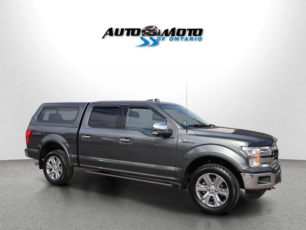 2018 Ford F-150 V8 LARIAT CREW AWD CERTIFIED *SERVICE RECORDS* CAMERA NAV BLUETOOTH LEATHER HEATED SEATS CRUISE ALLOYS Photo