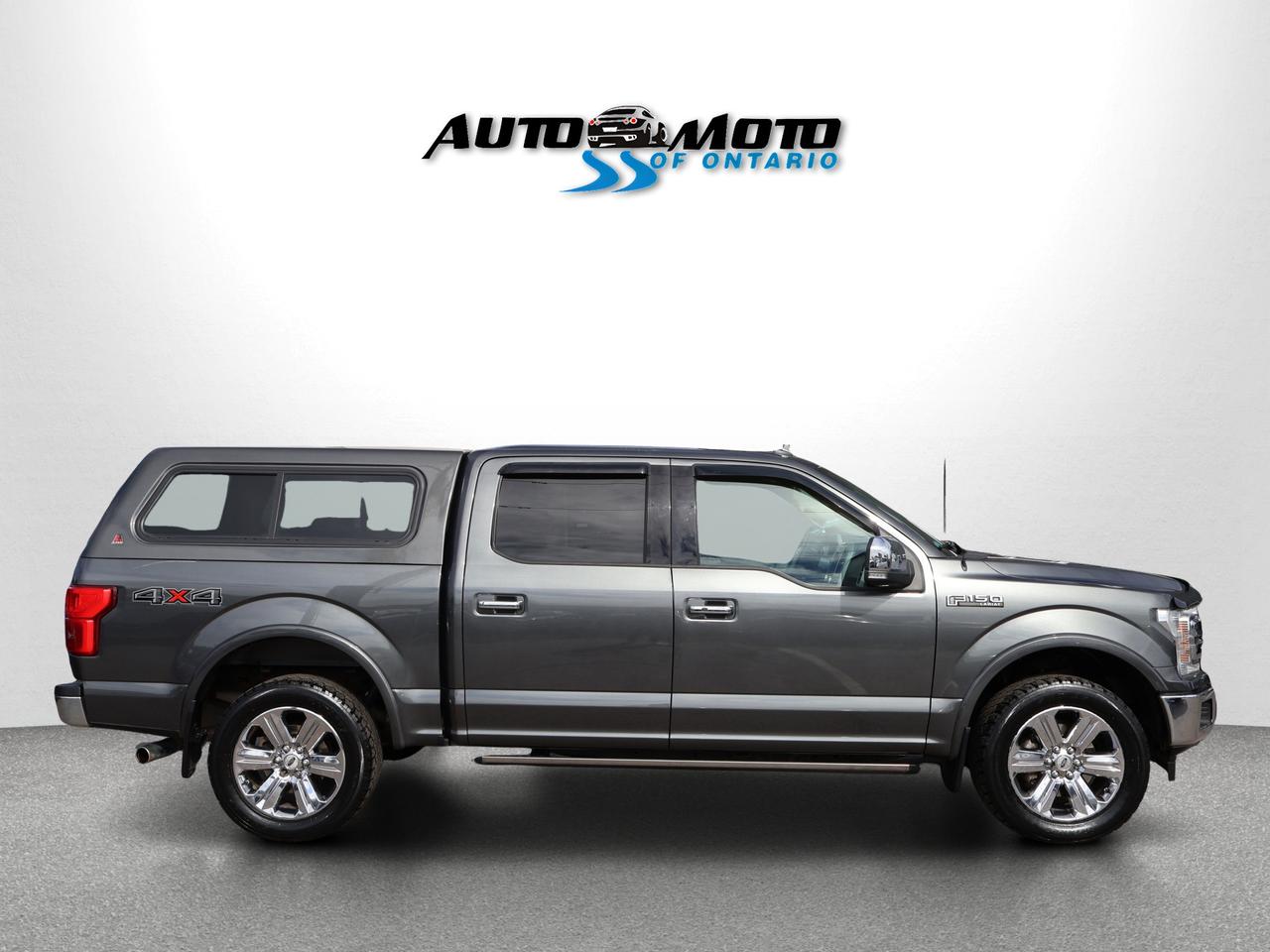 2018 Ford F-150 V8 LARIAT CREW AWD CERTIFIED *SERVICE RECORDS* CAMERA NAV BLUETOOTH LEATHER HEATED SEATS CRUISE ALLOYS Photo