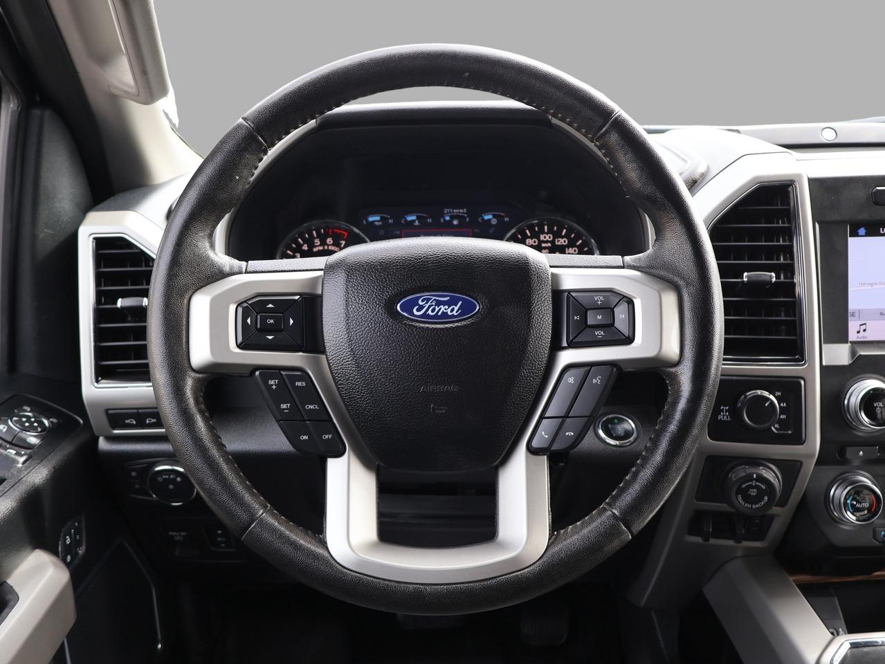 2018 Ford F-150 V8 LARIAT CREW AWD CERTIFIED *SERVICE RECORDS* CAMERA NAV BLUETOOTH LEATHER HEATED SEATS CRUISE ALLOYS Photo