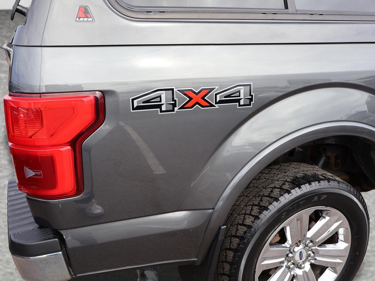 2018 Ford F-150 V8 LARIAT CREW AWD CERTIFIED *SERVICE RECORDS* CAMERA NAV BLUETOOTH LEATHER HEATED SEATS CRUISE ALLOYS Photo