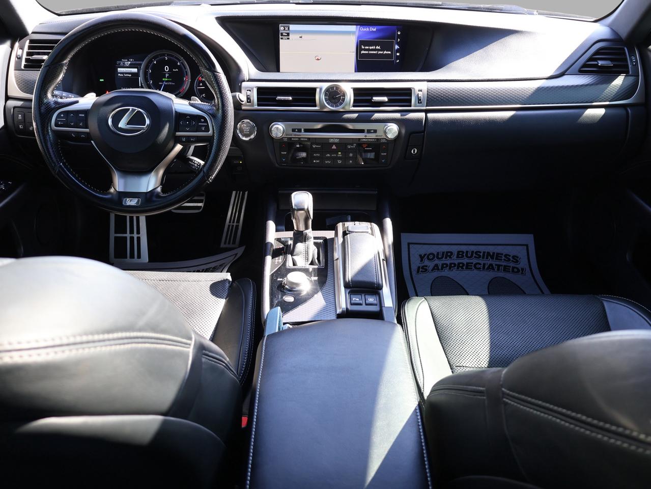 2016 Lexus GS 350 F-SPORT AWD CERTIFIED *SERVICE RECORDS* CAMERA NAV BLUETOOTH LEATHER HEATED SEATS SUNROOF CRUISE ALLOYS Photo