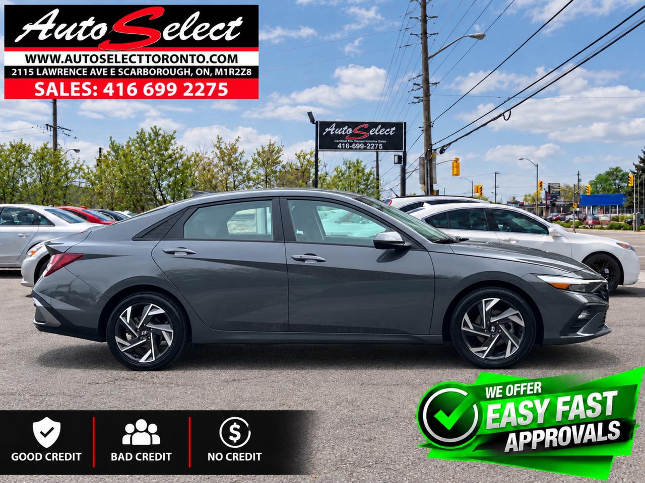 2024 Hyundai Elantra Preferred w/Tech Package Sunroof - Apple Carplay - Clean Carfax Photo