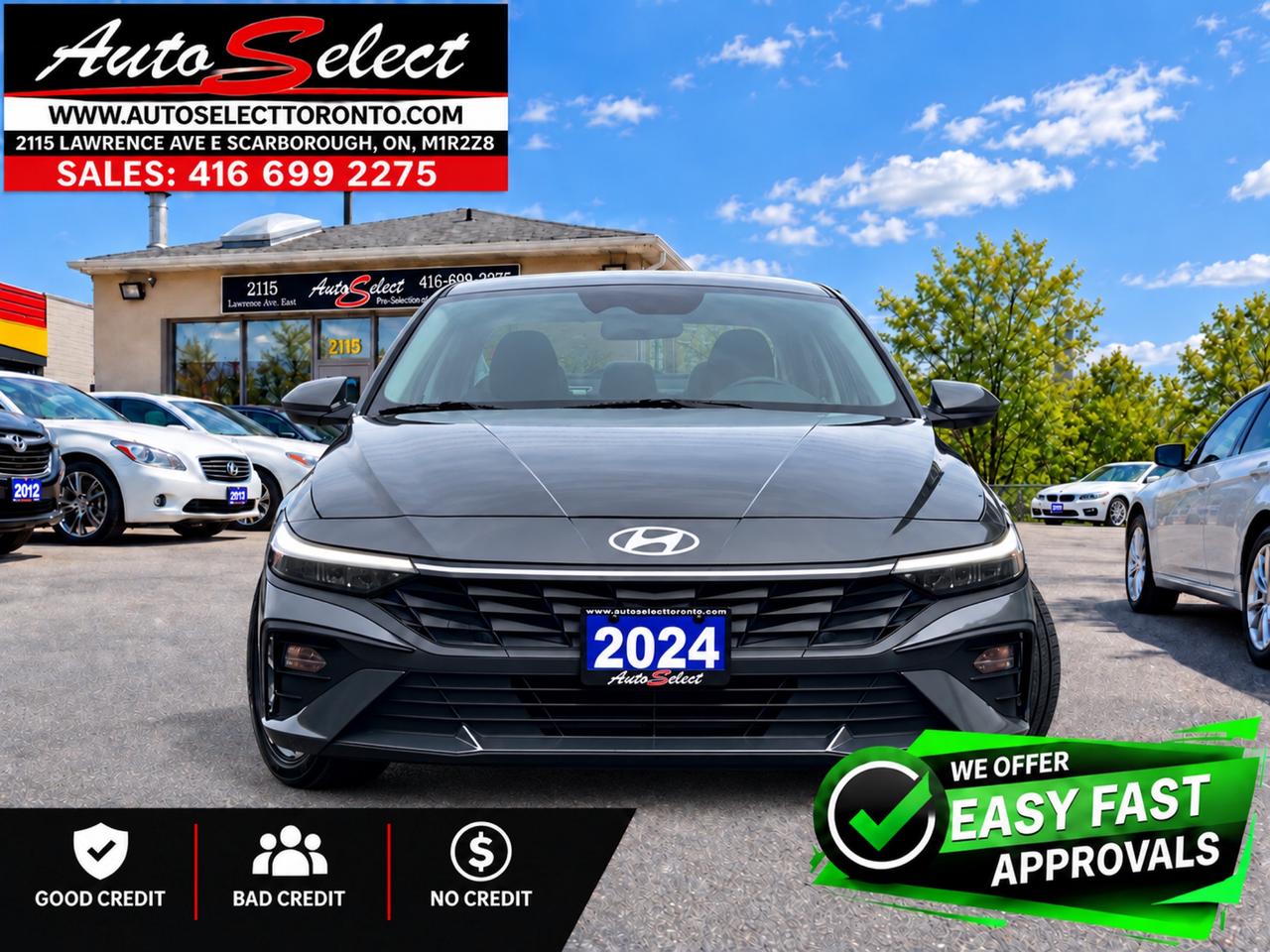 2024 Hyundai Elantra Preferred w/Tech Package Sunroof - Apple Carplay - Clean Carfax Photo5