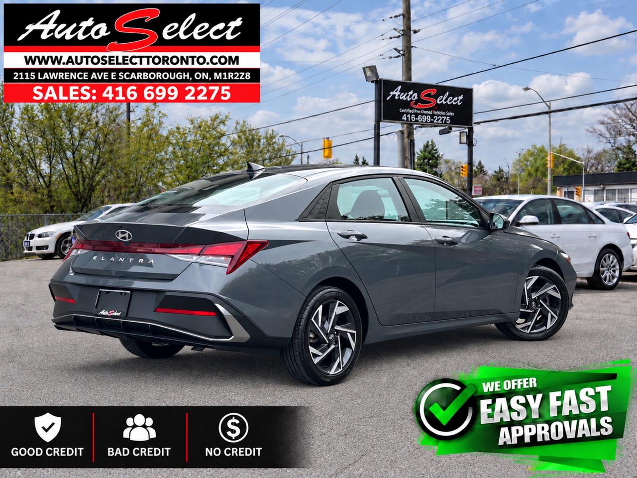 2024 Hyundai Elantra Preferred w/Tech Package Sunroof - Apple Carplay - Clean Carfax Photo