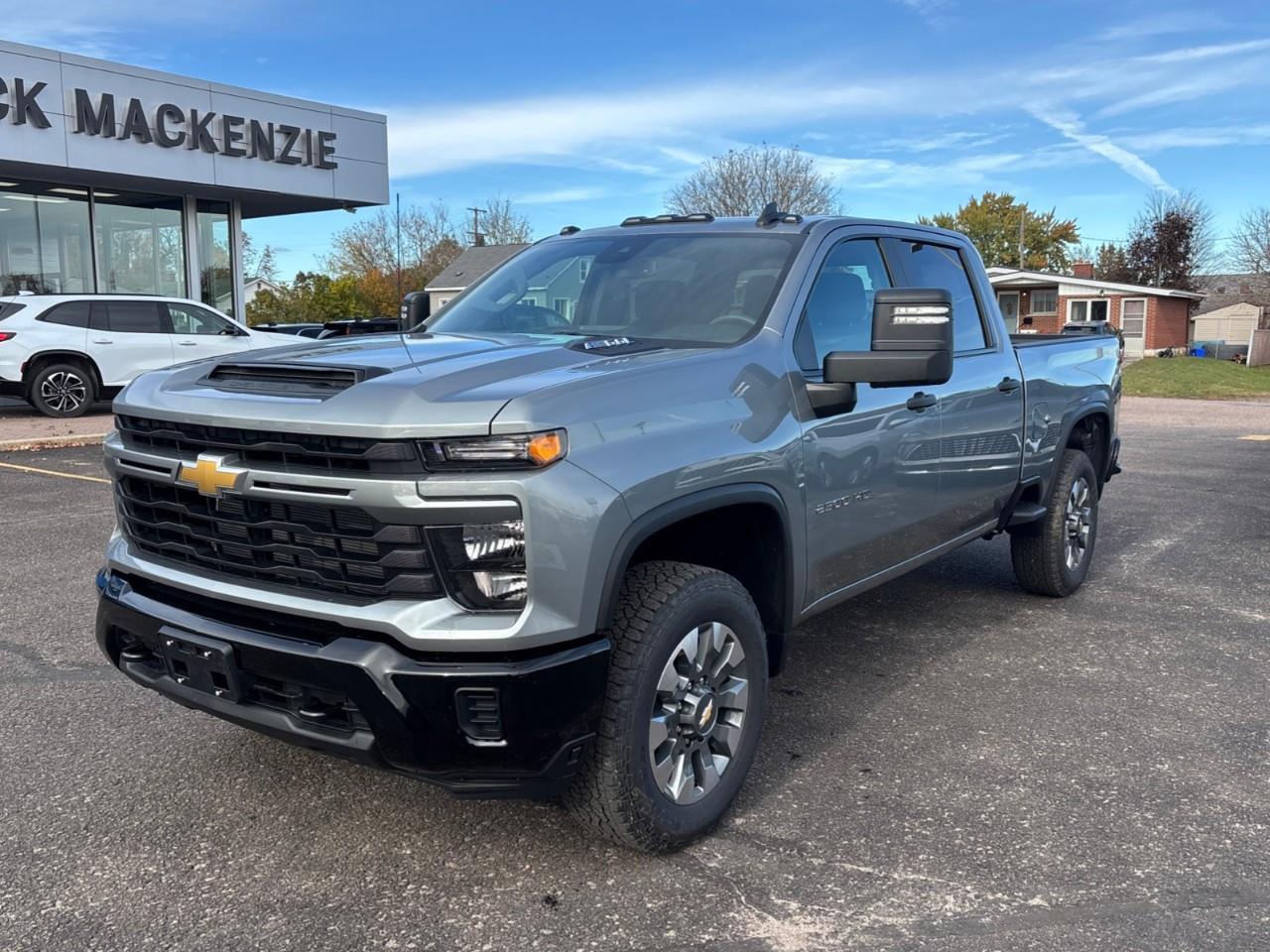2026 Chevrolet Silverado 2500 HD Custom New 2026 Gas Powered V8 6 Passenger Crew Cab 4X4 Truck with Push Button Start, Remote Vehicle Start, 10-Way Power Drivers Seat, 5th Wheel Prep Package and a 7 Diagonal Touchscreen Radio with Wireless Photo