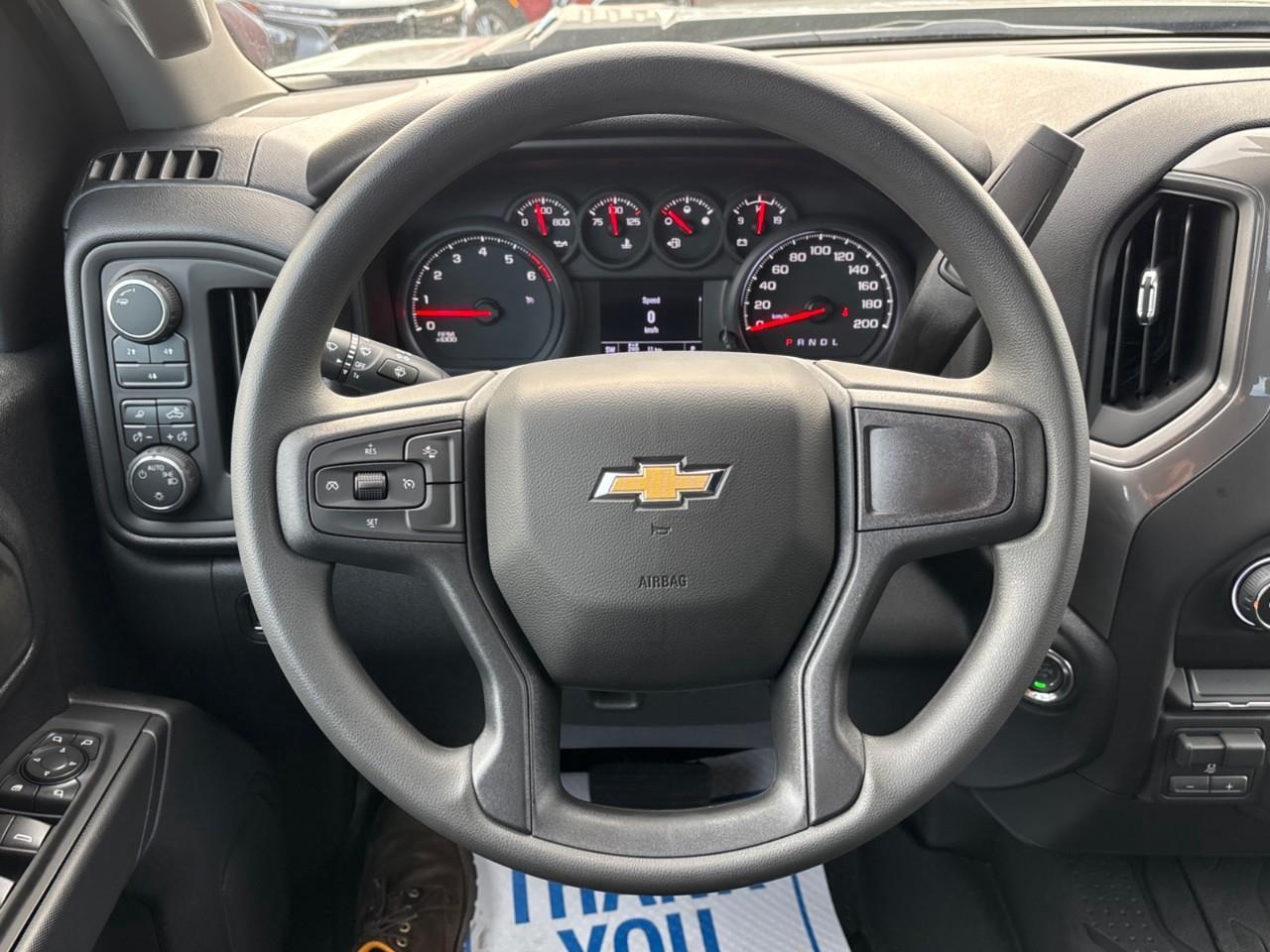 2026 Chevrolet Silverado 2500 HD Custom New 2026 Gas Powered V8 6 Passenger Crew Cab 4X4 Truck with Push Button Start, Remote Vehicle Start, 10-Way Power Drivers Seat, 5th Wheel Prep Package and a 7 Diagonal Touchscreen Radio with Wireless Photo