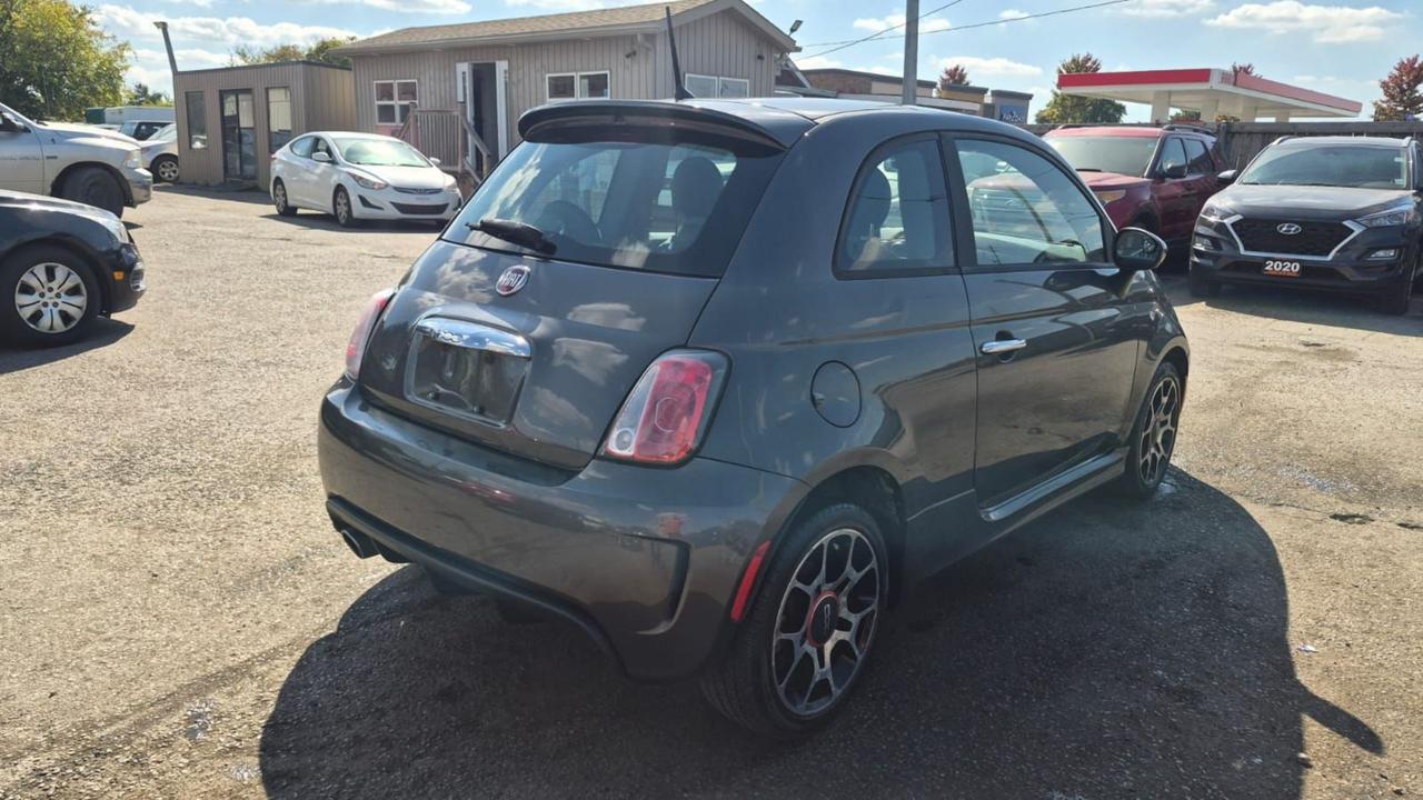2014 Fiat 500 SPORT TURBO, HATCH, MANUAL, ONLY 185KMS, CERTIFIED Photo4