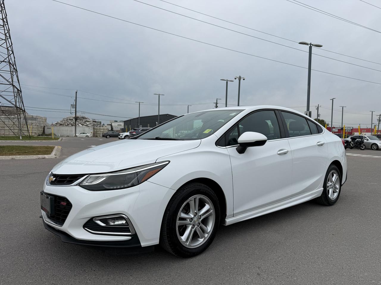 White 2017 Chevrolet Cruze Sedan Front-Wheel Drive Automatic