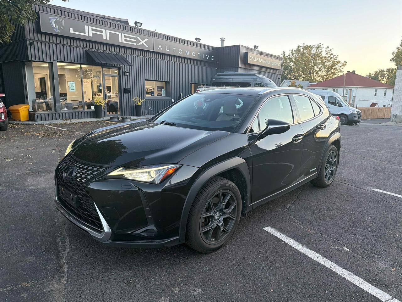 Black 2021 Lexus UX Hybrid SUV / Crossover All-Wheel Drive Continuously Variable Transmission