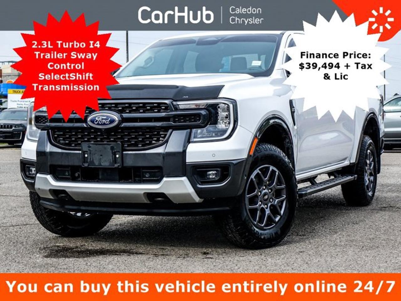 2024 Ford Ranger XLT SuperCrew 5' Box 2.3L Turbo I4 17" Grey-Painted Wheels Wireless Phone Connectivity Towing Equipment Photo