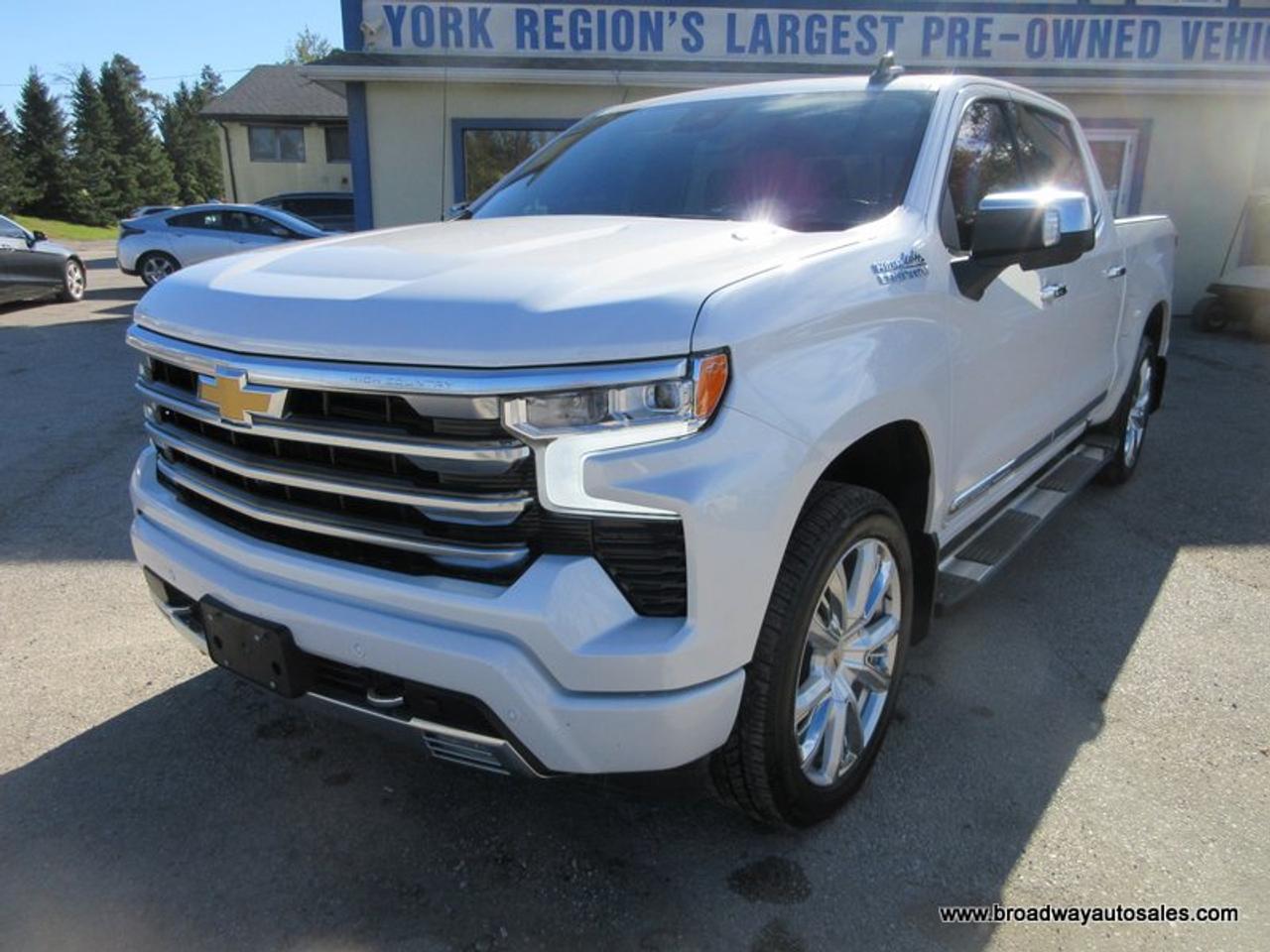 2025 Chevrolet Silverado 1500 LOADED HIGH-COUNTRY-PACKAGE 5 PASSENGER 3.0L - DURAMAX.. 4X4.. CREW-CAB.. SHORTY.. SUNROOF.. LEATHER.. HEATED/AC SEATS.. BOSE AUDIO..