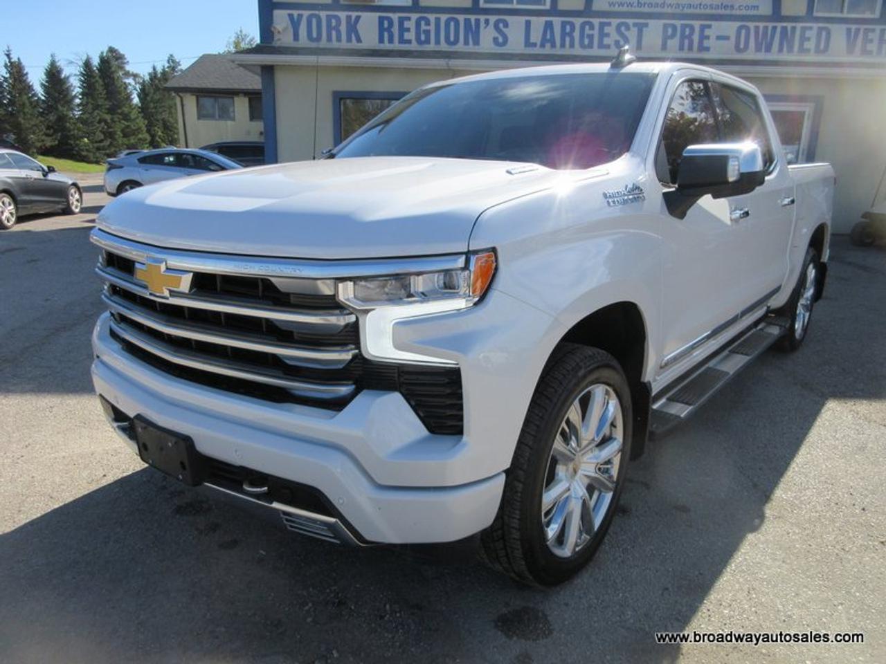 2025 Chevrolet Silverado 1500 LOADED HIGH-COUNTRY-PACKAGE 5 PASSENGER 3.0L - DURAMAX.. 4X4.. CREW-CAB.. SHORTY.. SUNROOF.. LEATHER.. HEATED/AC SEATS.. BOSE AUDIO.. Photo